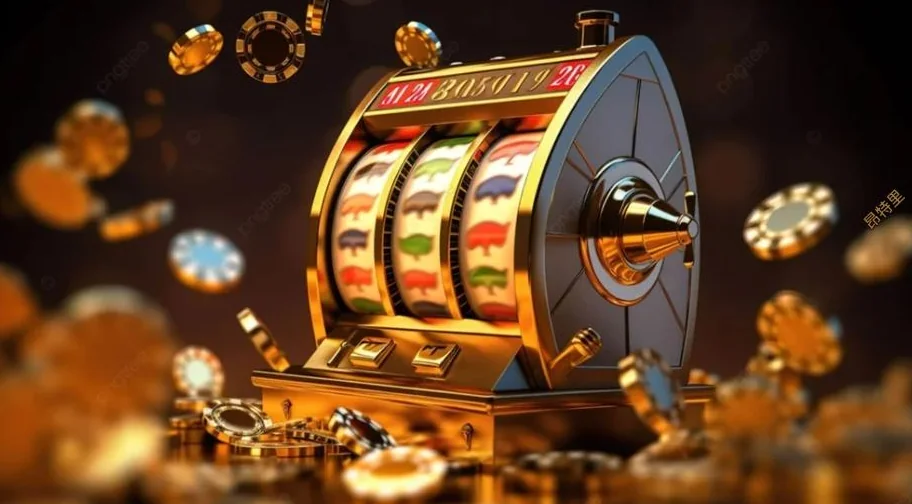 Reel slot dengan simbol khusus pada layar permainan